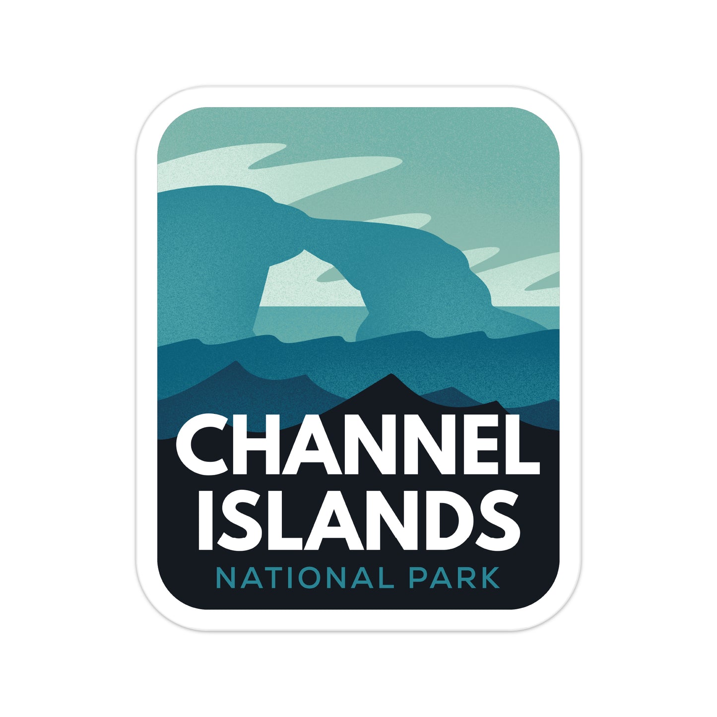 A sticker of Channel Islands National Park