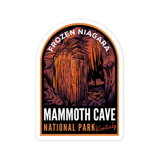 A sticker of Mammoth Cave National Park