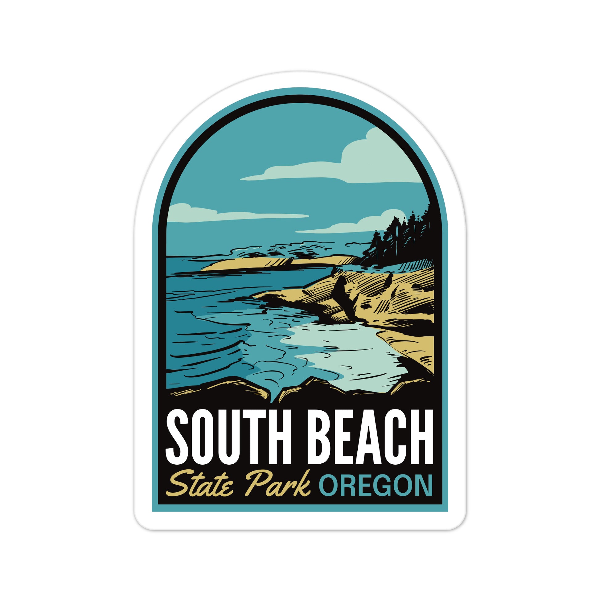 A sticker of South Beach State Park
