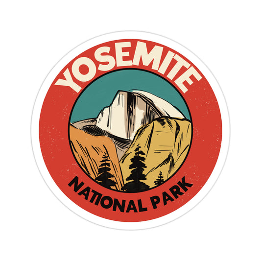 A sticker of Yosemite National Park