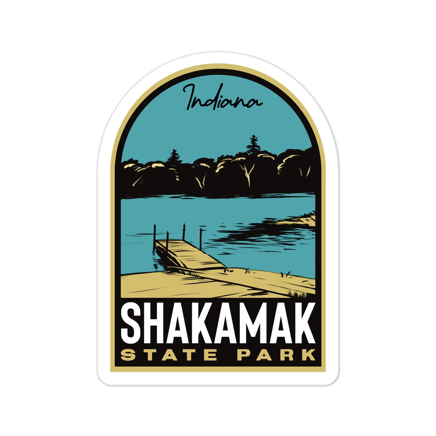 A sticker of Shakamak State Park