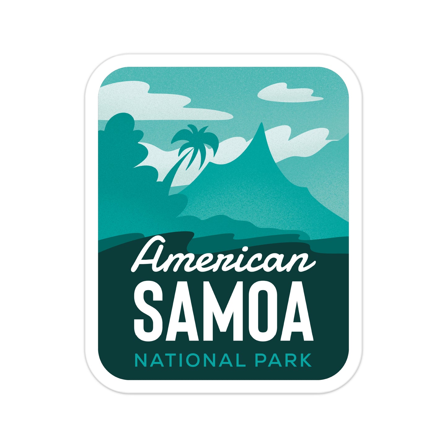 A sticker of American Samoa National Park