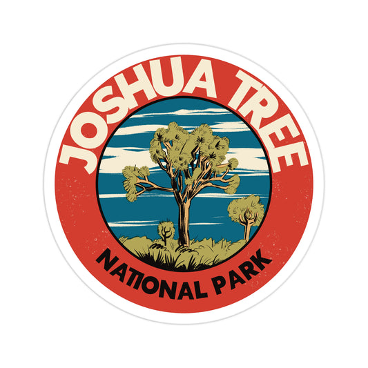 A sticker of Joshua Tree National Park