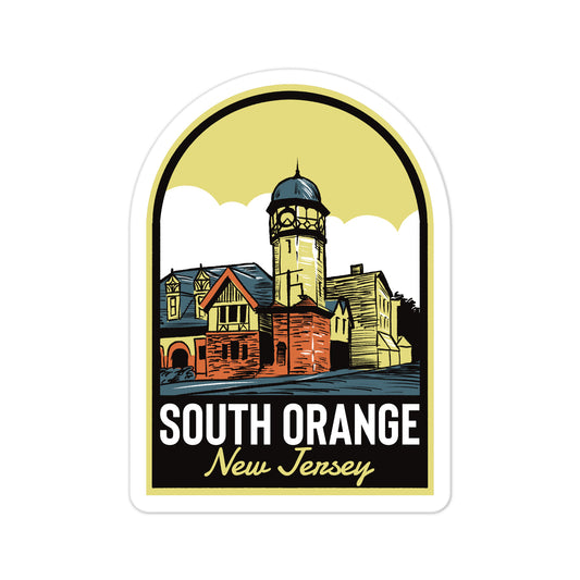 A sticker of South Orange New Jersey