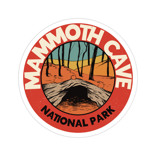 A sticker of Mammoth Cave National Park