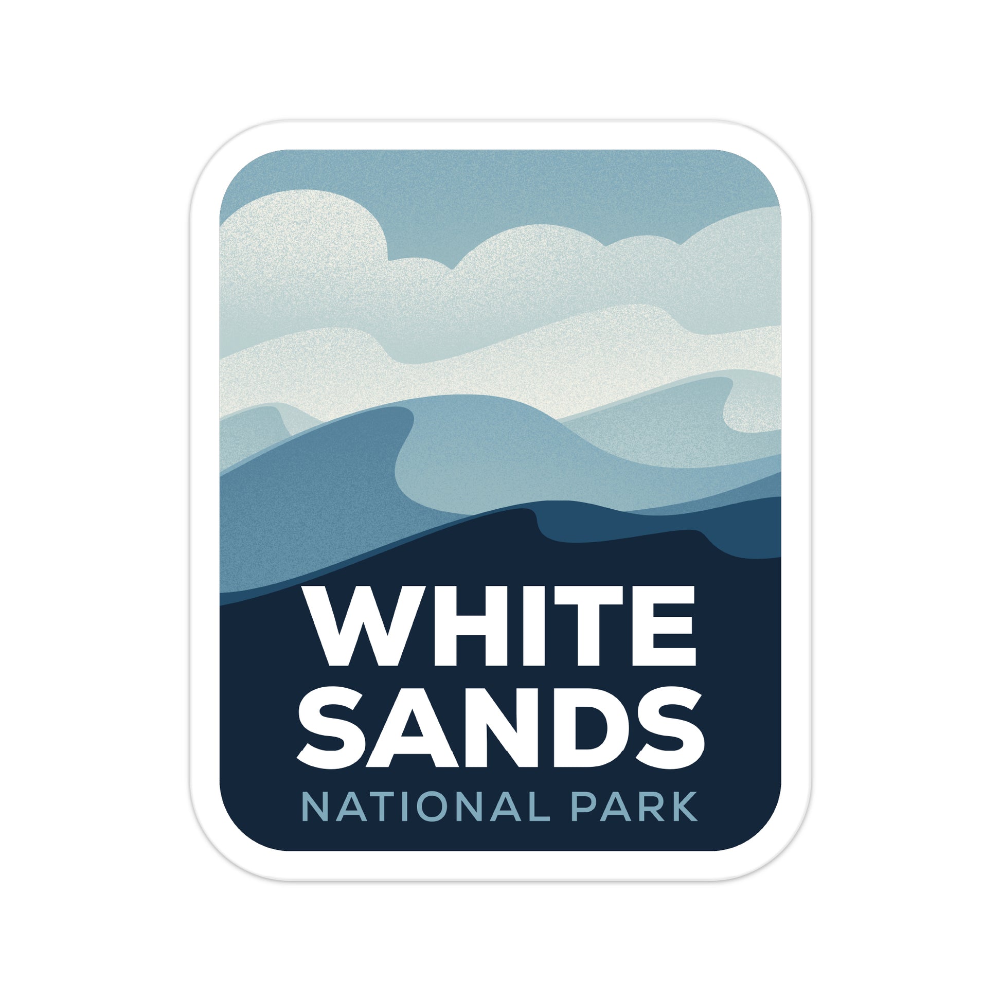 A sticker of White Sands National Park