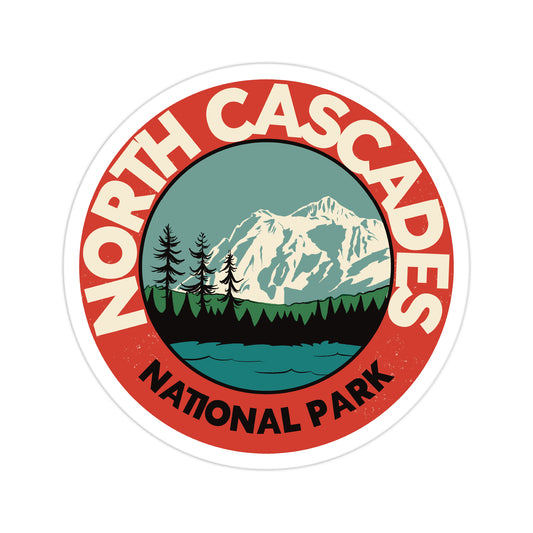 A sticker of North Cascades National Park