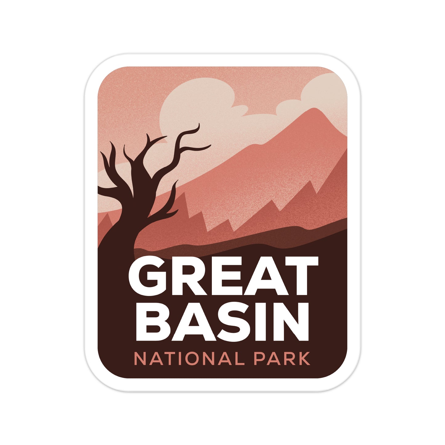 A sticker of Great Basin National Park