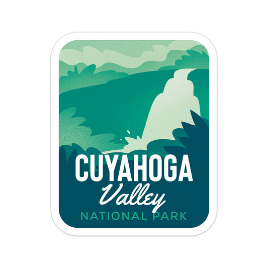 A sticker of Cuyahoga Valley National Park