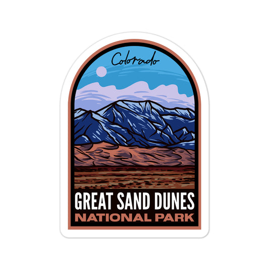 Great Sand Dunes National Park Vintage Stickers for Sale Great Sand Dunes National Park Vintage Stickers for Sale
