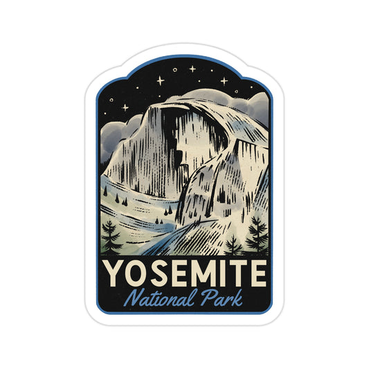 A sticker of Yosemite National Park