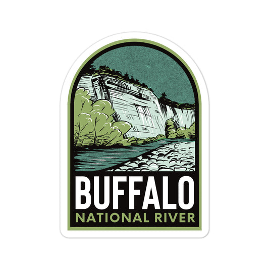 A sticker of Buffalo National River