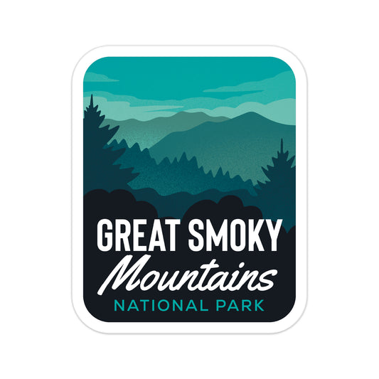 A sticker of Great Smoky Mountains National Park