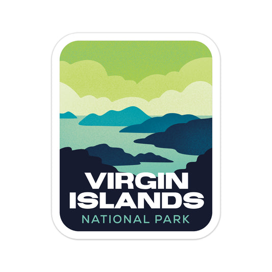 A sticker of Virgin Islands National Park
