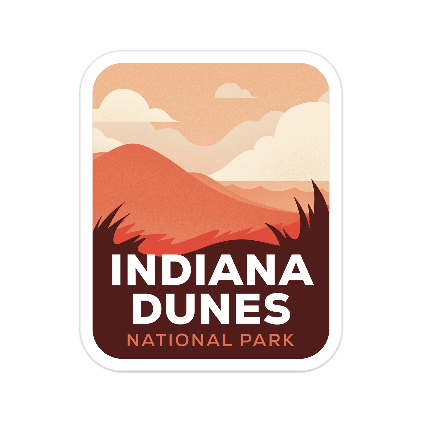 Indiana Dunes National Park - Vinyl Sticker