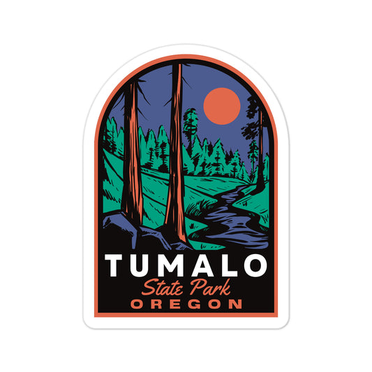 A sticker of Tumalo State Park