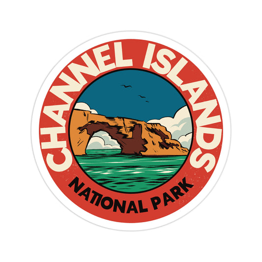 A sticker of Channel Islands National Park