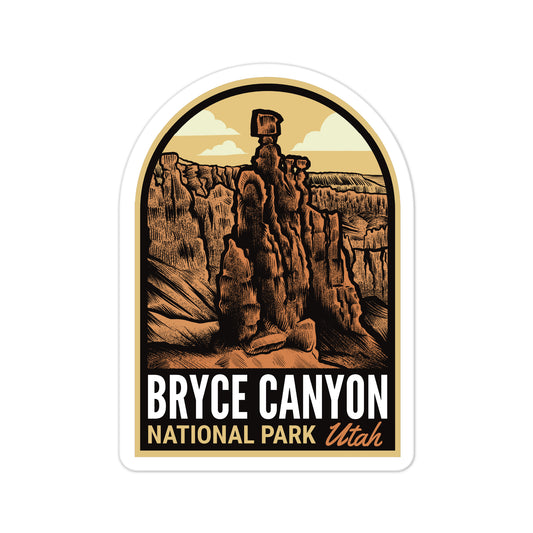 A sticker of Bryce Canyon National Park