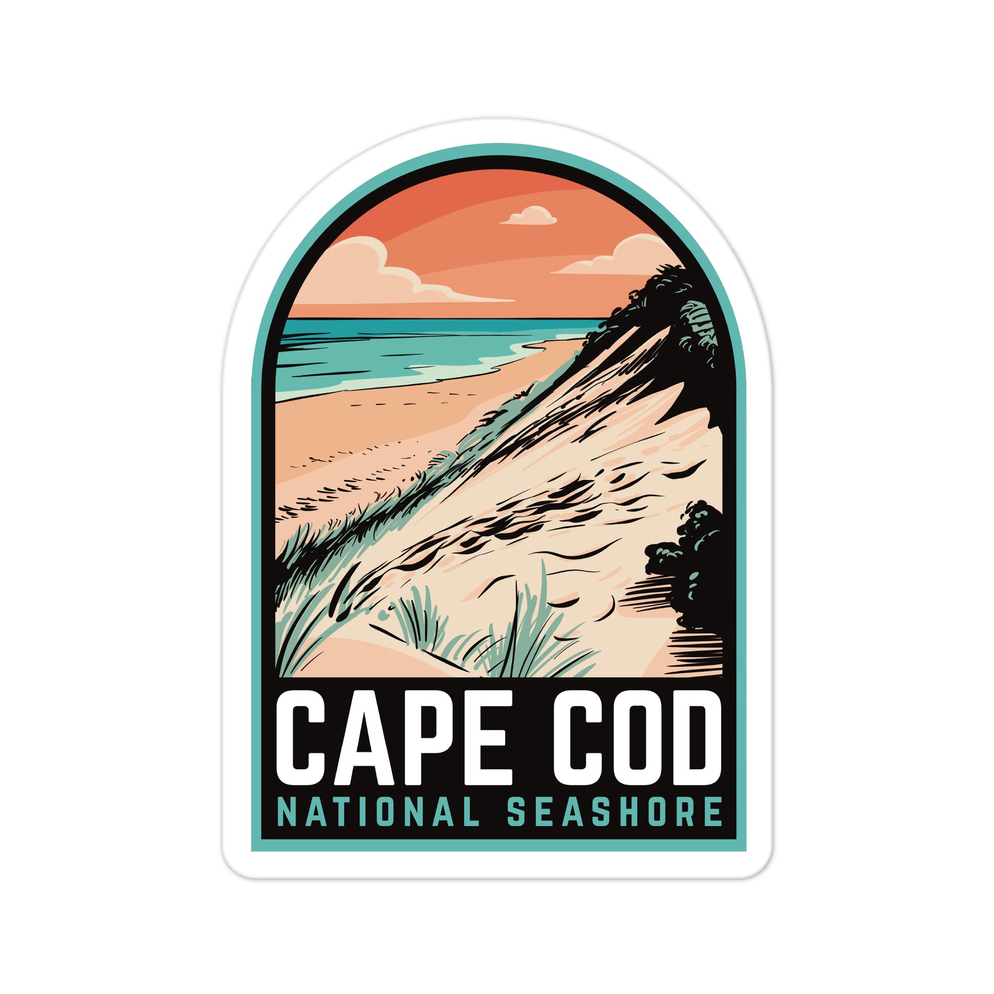 A sticker of Cape Cod National Seashore