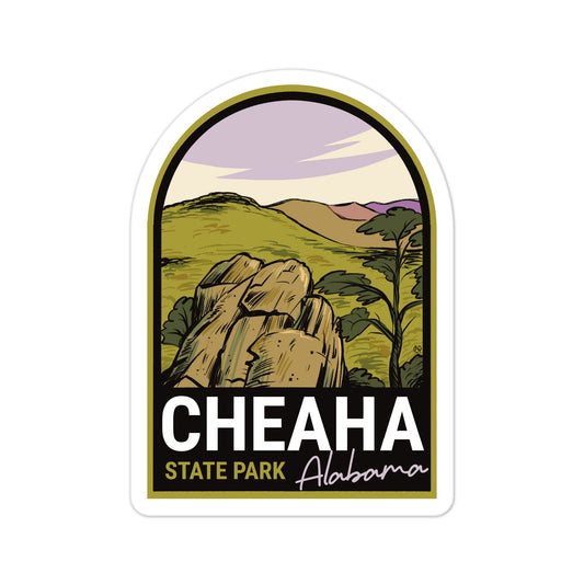 A sticker of Cheaha State Park