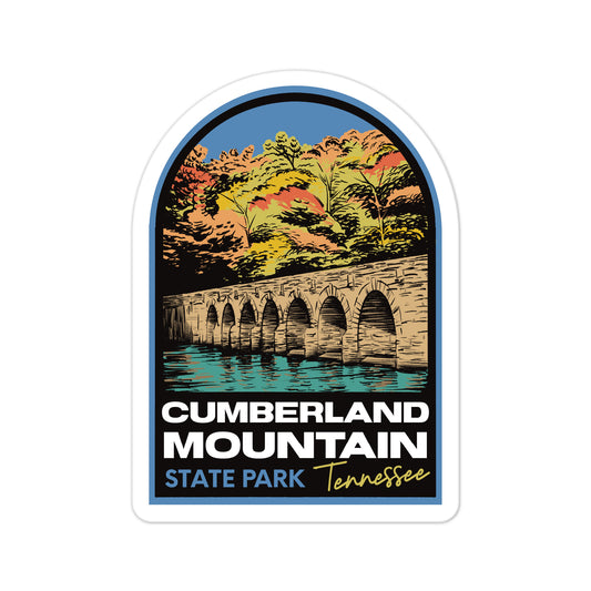 A sticker of Cumberland Mountain State Park