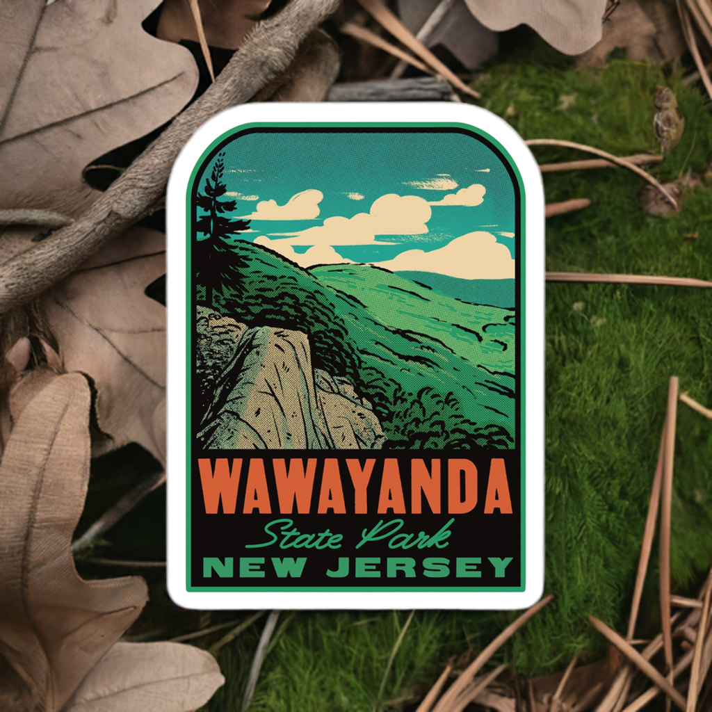 Wawayanda State Park New Jersey - Vinyl Sticker