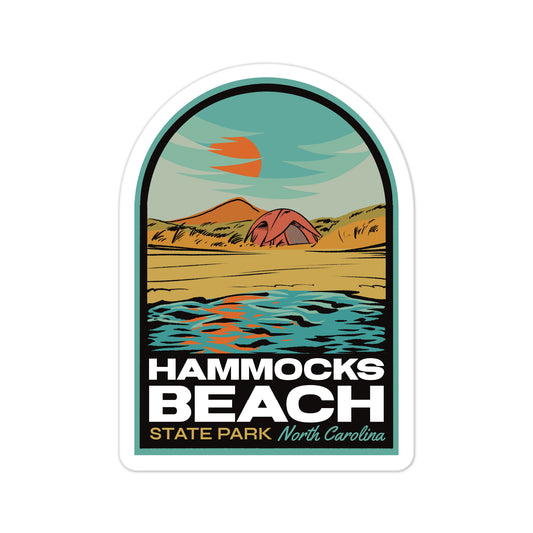 A sticker of Hammocks Beach State Park