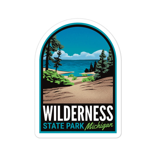 A sticker of Wilderness State Park