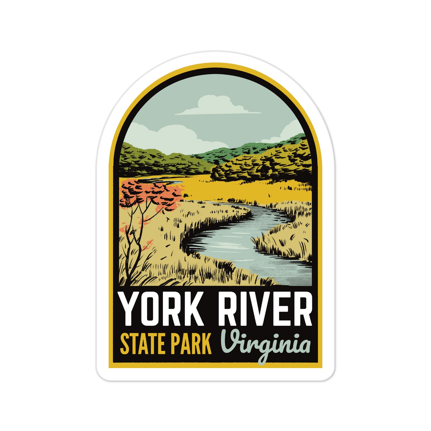 A sticker of York River State Park