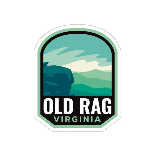 Old Rag Mountain - Vinyl Sticker