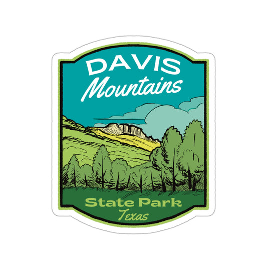 Davis Mountains State Park - Vinyl Sticker