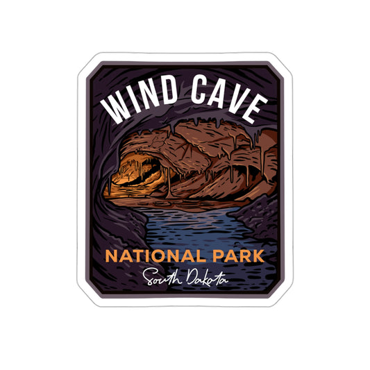 Wind Cave National Park - Vinyl Sticker