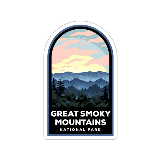 Great Smoky Mountains National Park - Vinyl Sticker