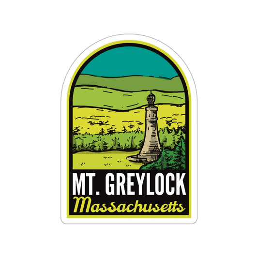 Mount Greylock Massachusetts - Vinyl Sticker